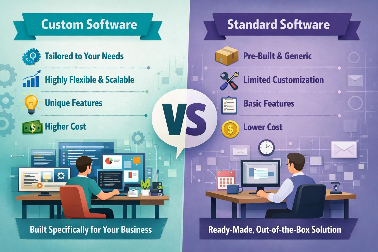 Custom vs Standard Business Operations Systems: A Technical Comparison