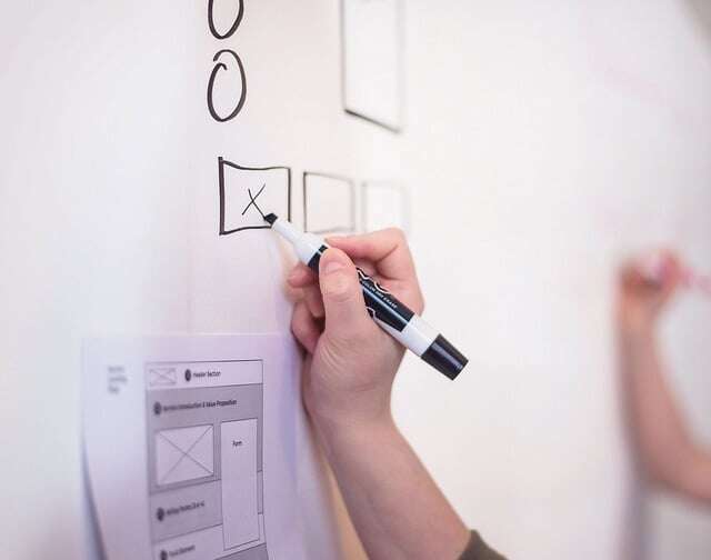 wireframes for website planning