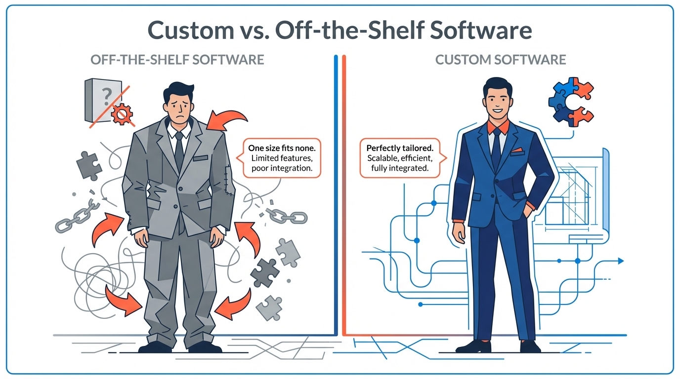 Custom vs. Off-the-Shelf Software