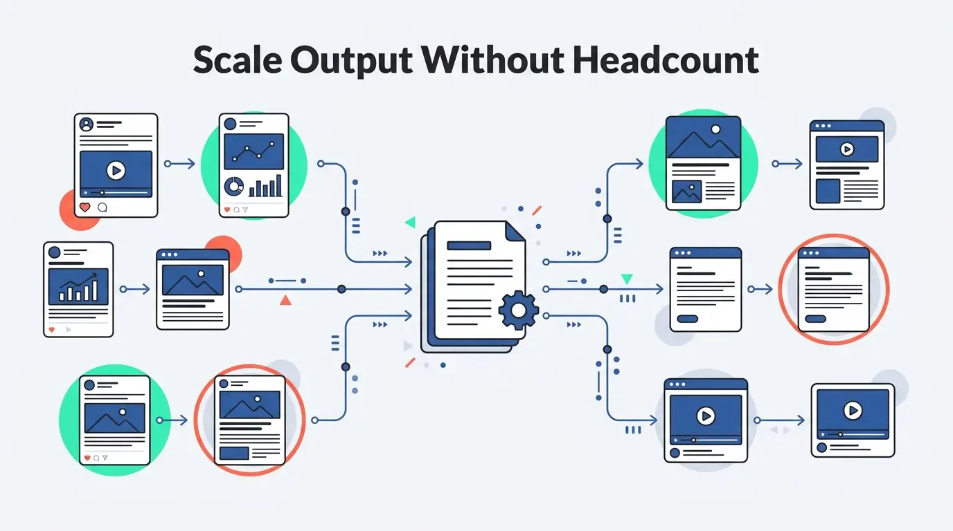 How much does scaling B2B content cost without hiring staff?