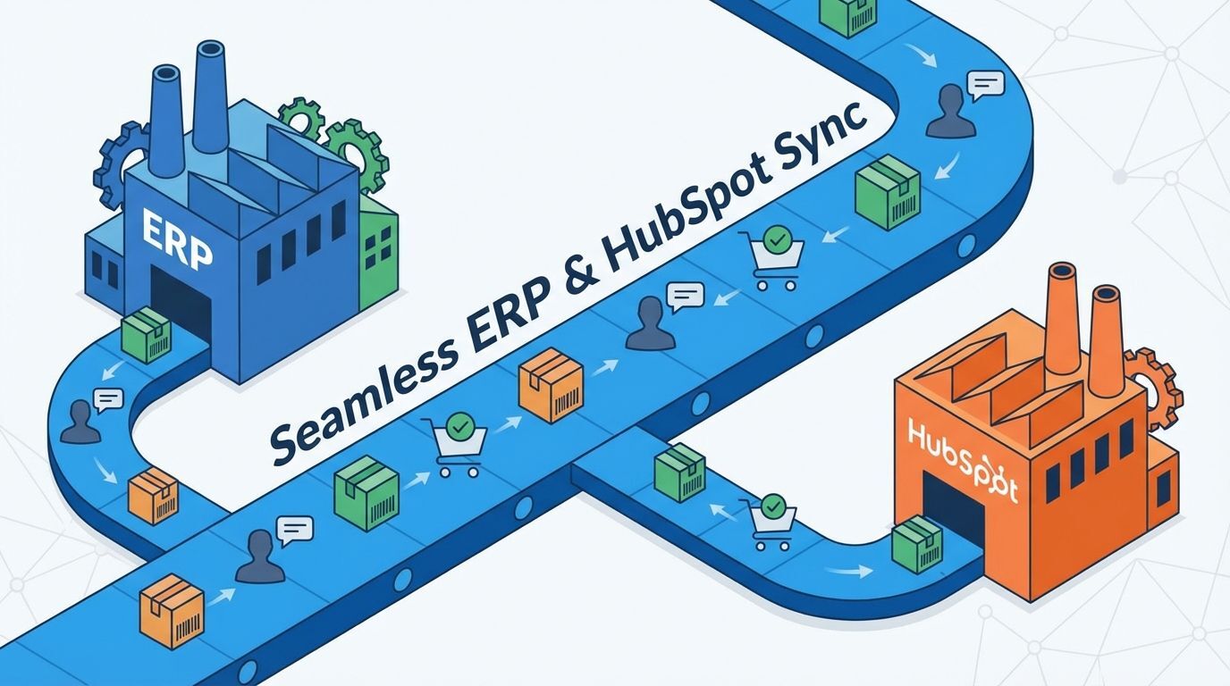 Seamless ERP & HubSpot Sync